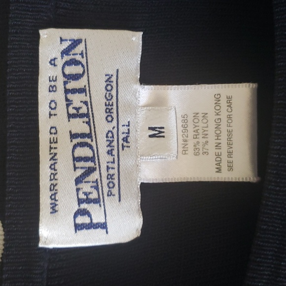 Vintage Pendleton Striped Knit Crewneck Sweater Top Size Medium - Picture 8 of 8